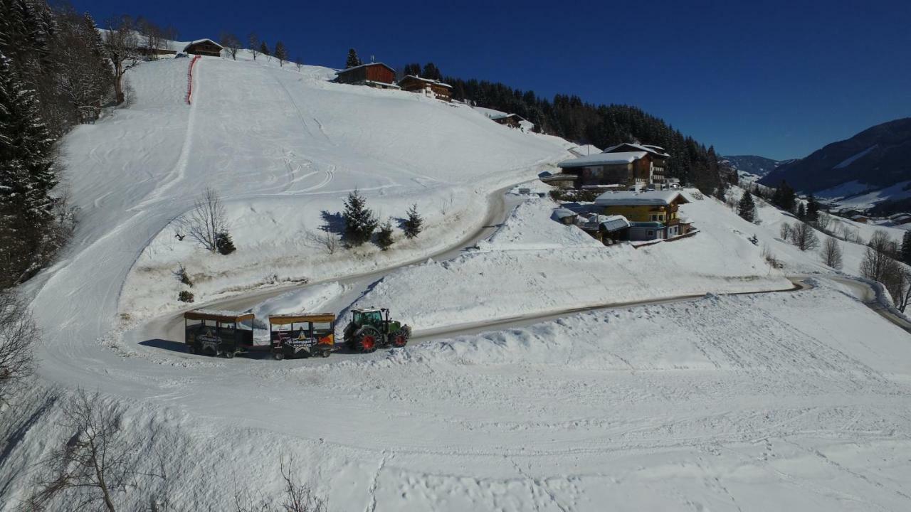 Ski In-Ski Out - Gaestehaeuser Saalbach-Hinterglemm - Wallegghof Christianhof Exterior photo